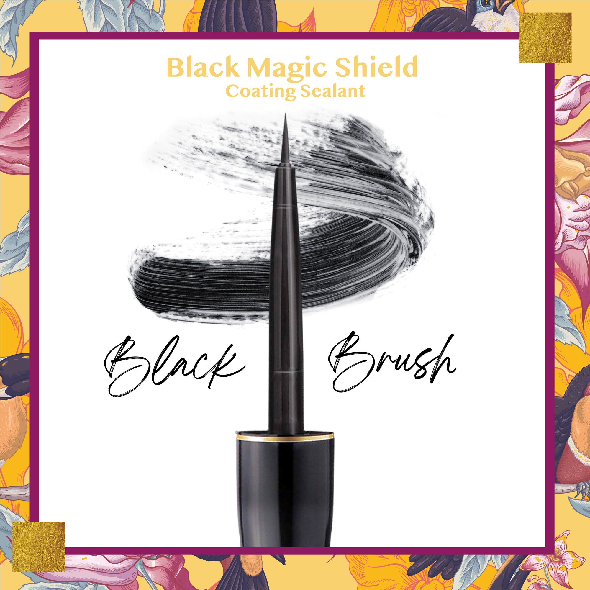 Black Magic Shield - Black Coating Sealant ( Brush Type )